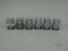  6 Potters Brumfield Set of relays 1/3HP, 120VAC, 10A, 240VAC, KUP-11D15-24