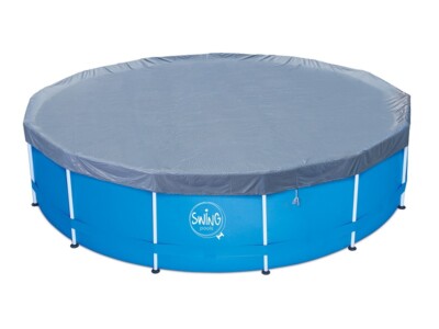 Abdeckplane Summer Waves Ø 360 - 366 cm Frame Pool Intex Poolplane Poolabdeckung