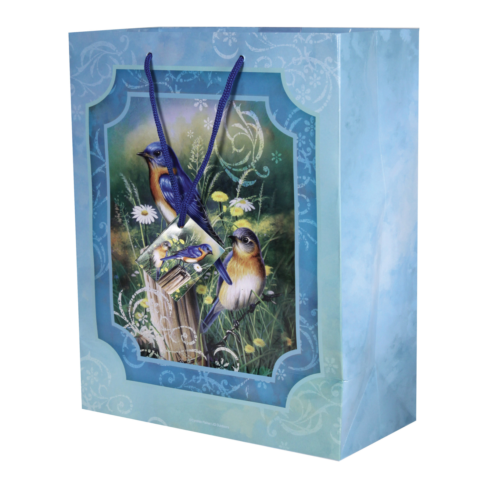Rivers Edge Products Medium Gift Bag, 10" x 5" x 13" Birthday Present Bag With