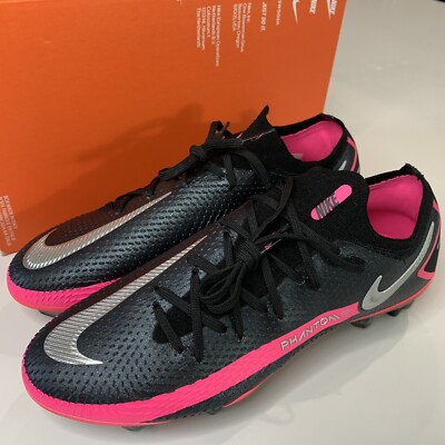 Nike Phantom GT Elite SG-PRO Soccer CV2522-007 Mens Sz 7.5 Wmn 9 Black Pink