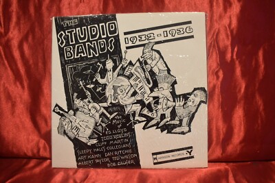 SEALED THE STUDIO BANDS 1932-36 Art Kahn, Bob Causer, Todd Rollins LP