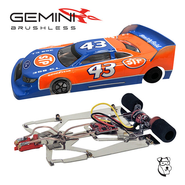383DO - 1/24 GEMINI Brushless RTR Slot Car 3000Kv PARMA Motor