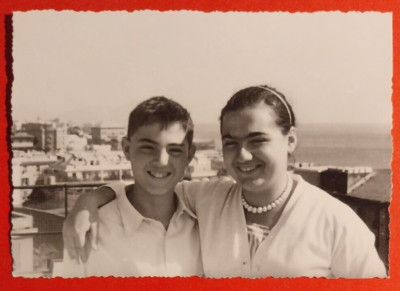 Foto Foto Genua Panorama Jungen 1956 Nr. 1 ( F 17 )