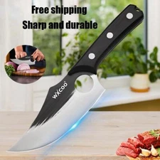 Handmade Forged Multipurpose Chef's Knife Meat Cleavers Kitchen Slicing Knives