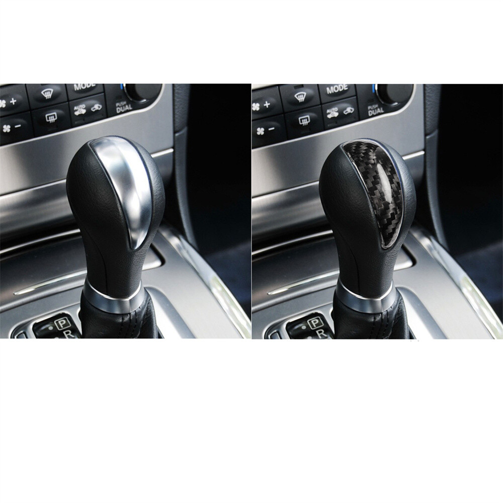 Carbon Fiber Gear Shift Knob Cover For Infiniti G35 G37 G25 Q40 FX35