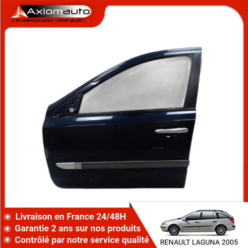 Porte Avant Gauche RENAULT LAGUNA 2 PHASE 2 BREAK - Bleu 7751472437
