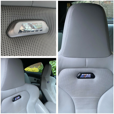 F80 / F82 / F83 BMW M3 M4 Seat Badge Repair Kit Overlays