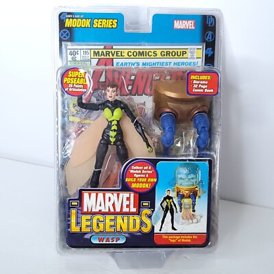 Marvel Legends WASP w/ Modok BAF Legs Series 6'' Action Figure Comic ToyBiz NEW!