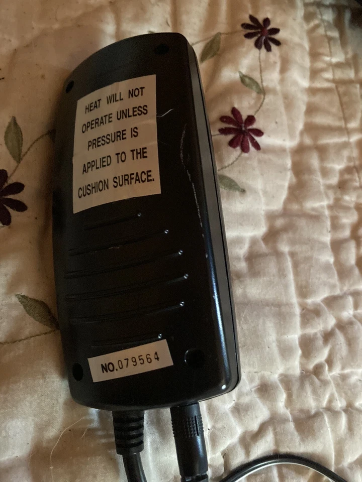 homedics The Body Mat Ultra com calor preto 5 configurações força de velocidade ajustável - Imagem 4 de 4