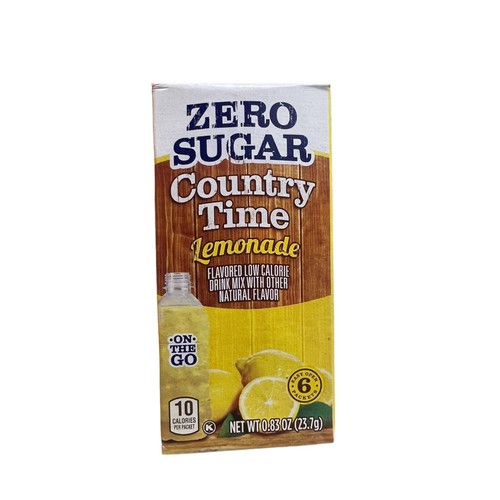 Country Time Limonadengeschmack 6 Boxen 0 Zucker Singles to Go Getränk Mix - Bild 3 von 3