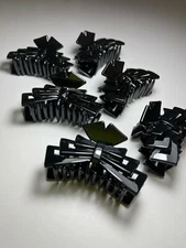 6 Piece Black Claw Hair Clip Women Hair Accessories Medium Size