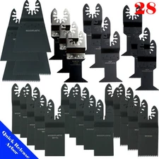 28 Saw Blade Oscillating Multi Wood Metal Work DIY Universal Fit