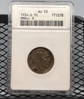 1934-D 5c ANACS MS65 Buffalo Nickel Small D