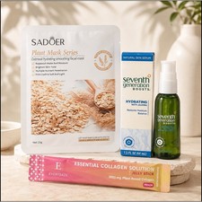 Seventh Generation Hydrating Jojoba Serum NIB Discontinued  Skincare Set NEW