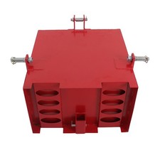 3 Point Heavy Duty Steel Hitch Ballast Box Tractor W/ Quick Hitch Receiver 2''