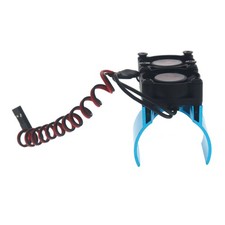 RC Motor Heatsink Double Cooling Fan with Thermal Sensor For 550 540 3560 Engine