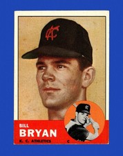 1963 Topps Set-Break #236 Bill Bryan EX-EXMINT *GMCARDS*