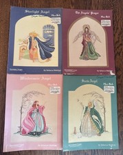 VTG Angels Rebecca Waldrop Mar Bek Cross Stit...