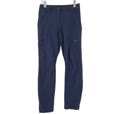 Jack Wolfskin Women Trousers Hiking Camping Stretch Pl9 Size S W30 L32