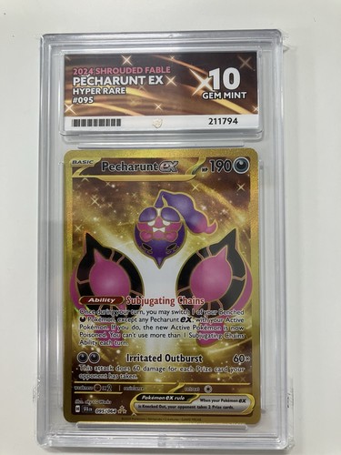 Pecharunt ex graded ACE 10 for sale on eBay