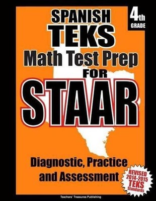 Spanish TEKS 4th Grade Math Test Prep for STAAR by Teachers' Treasures (English)