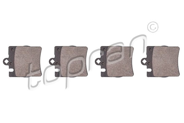 Fits TOPRAN HANS PRIES 400 947 HAM PADS. REAR. -A. 15.5  ⭐UK Stock⭐