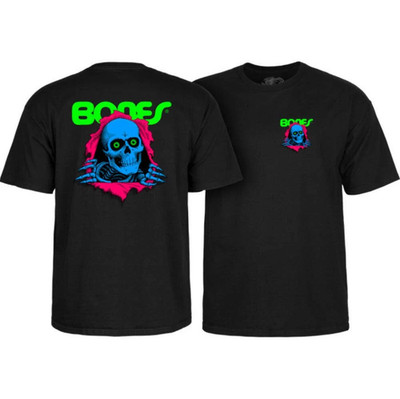Powell Peralta Ripper T-Shirt - Blacklight - (Black)