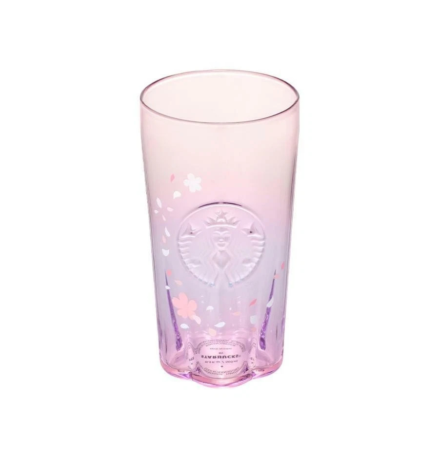 2026 New Starbucks Korea Cherry Blossom Cat Glass Cold Cup 500ml