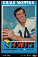 1971 Topps #171 Craig Morton Cowboys CAL 3 - VG