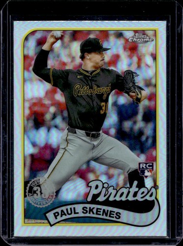 2024 Topps Chrome Update Paul Skenes 1989 RC Rookie #89CU-1 Pirates