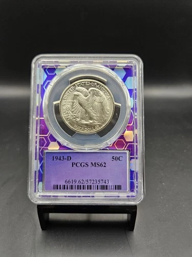 1943-D 50C PCGS MS62 Trader Bea