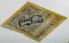 Copyright 1907 Vintage Original Coca-Cola Label Volume 6.5 Oz. No damage — photo 1