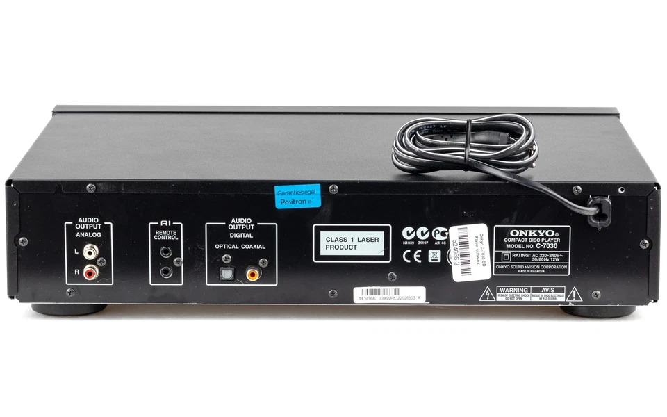 Onkyo C-7030 CD Player schwarz + FB / CD-RW MP3 / gewartet 1 Jahr Garantie [1] - Bild 4 von 4