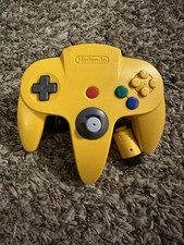 Yellow Official Nintendo 64 Controller AUTHENTIC N64 Remote Original