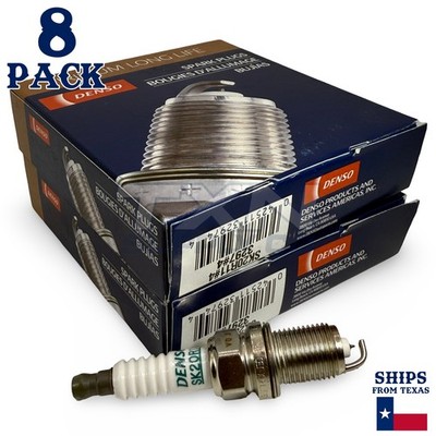 スクーデリア　PK8 8 Pack Denso 3297 Iridium Long Life Spark PlugsÂ SK20R11 | eBay