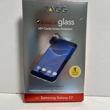 ZAGG Invisible Shield Glass Screen Protector For Samsung Galaxy S7 Open But New
