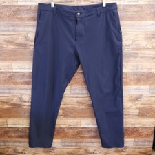Lululemon ABC Pants Mens Size 40 Blue Flat Front Slim Fit