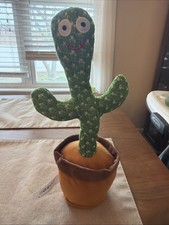 Dancing Cactus Repeat Talk Sing Glow Interactive Plush Toy for Kids tested
