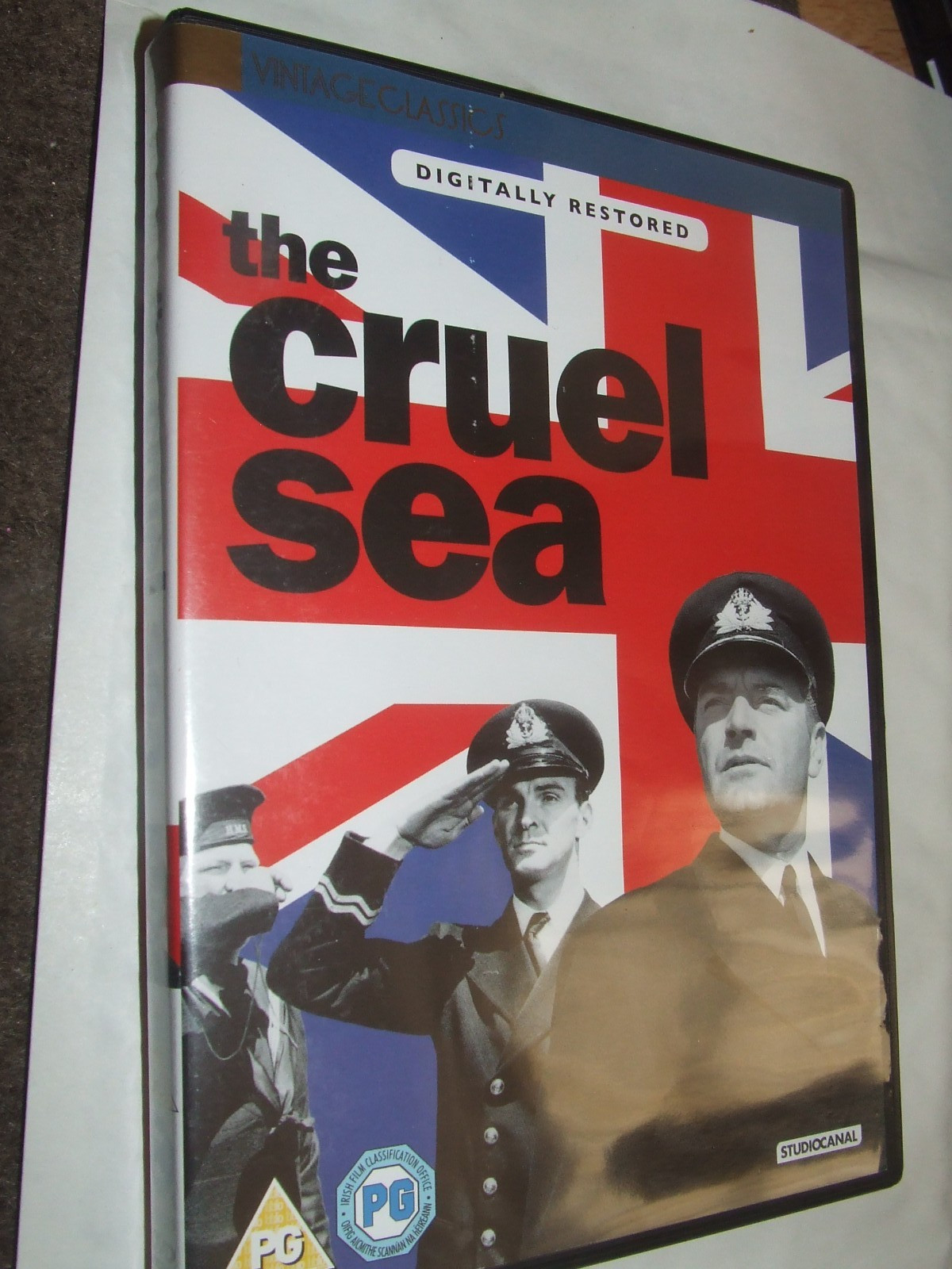 The Cruel Sea DVD  Jack Hawkins  Donald Sinden, Stanley Baker