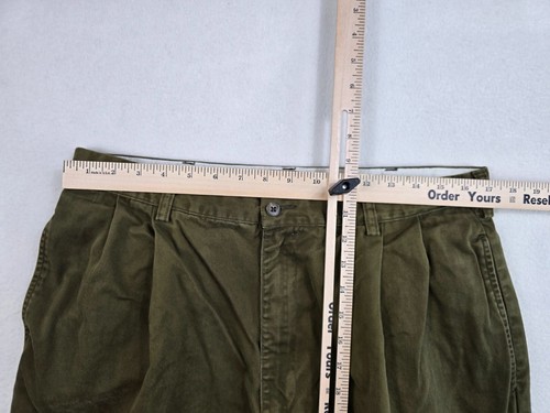 Polo Ralph Lauren Mens Hammond Pants 36/30 Olive Green 100% Cotton Relaxed Fit - Picture 3 of 6