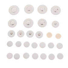 Pack of 28 Bb Clarinet Keypads for Woodwind