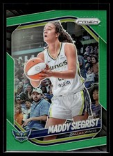 Maddy Siegrist 2025 Panini Prizm WNBA Green Prizm Card #50