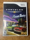 Chrysler Classic Racing (Nintendo Wii, 2008) Complete w/ Manual Tested