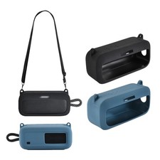 Silicone Protective Cover Case w/ Shoulder Strap for Bose SoundLink Plus Speaker