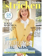 burda STRICKEN Ausgabe 01/2026 - 48 neue Modelle - frische Frühlingstrends