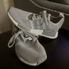 Women's Adidas Original NMDRunning Shoes grey two/grey three/cloud white -SZ 8.5