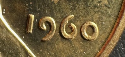 1960-P Proof SD Bronze Lincoln Cent DDO/Rotated Rev/Railroad Rim Error A-639