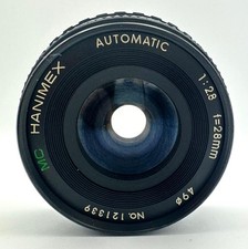 Objektiv Weitwinkel Hanimex Automatic MC 1:2.8 2.8 28mm 28 mm - Minolta MD