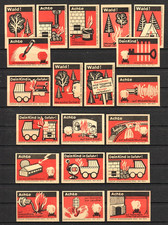 Matchbox label / Étiquettes boîtes d'allumettes - R.D.A. - Neuf - 159