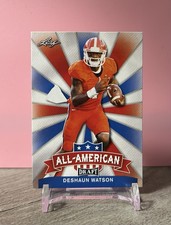 DESHAUN WATSON 2017 LEAF DRAFT ALL-AMERICAN ROOKIE CARD NO.AA-09